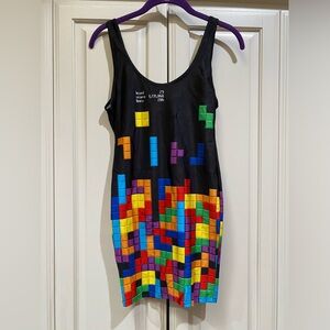 POPRAGEOUS TETRIS mini Dress